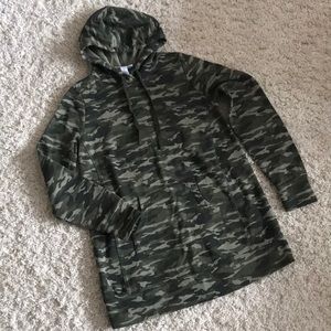 Motherhood Maternity Camo Hooded Sweatshirt